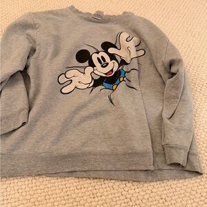I STOLE MY BOYFRIEND'S SWEATSHIRT Vintage Mickey Mouse Oversized